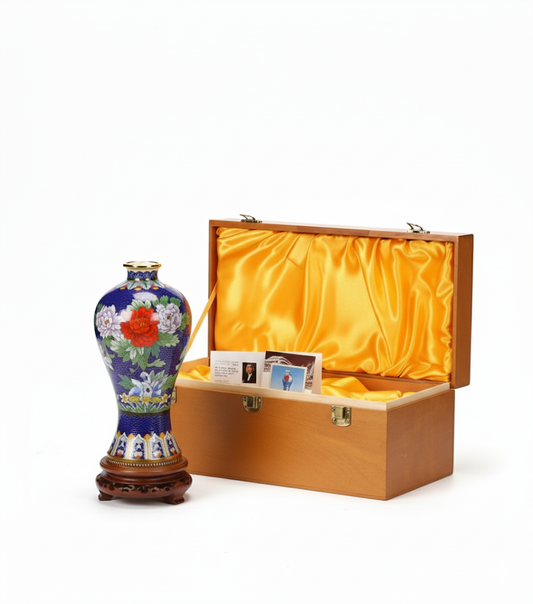 Vase of Auspicious Blessings (吉祥圆满富贵来)