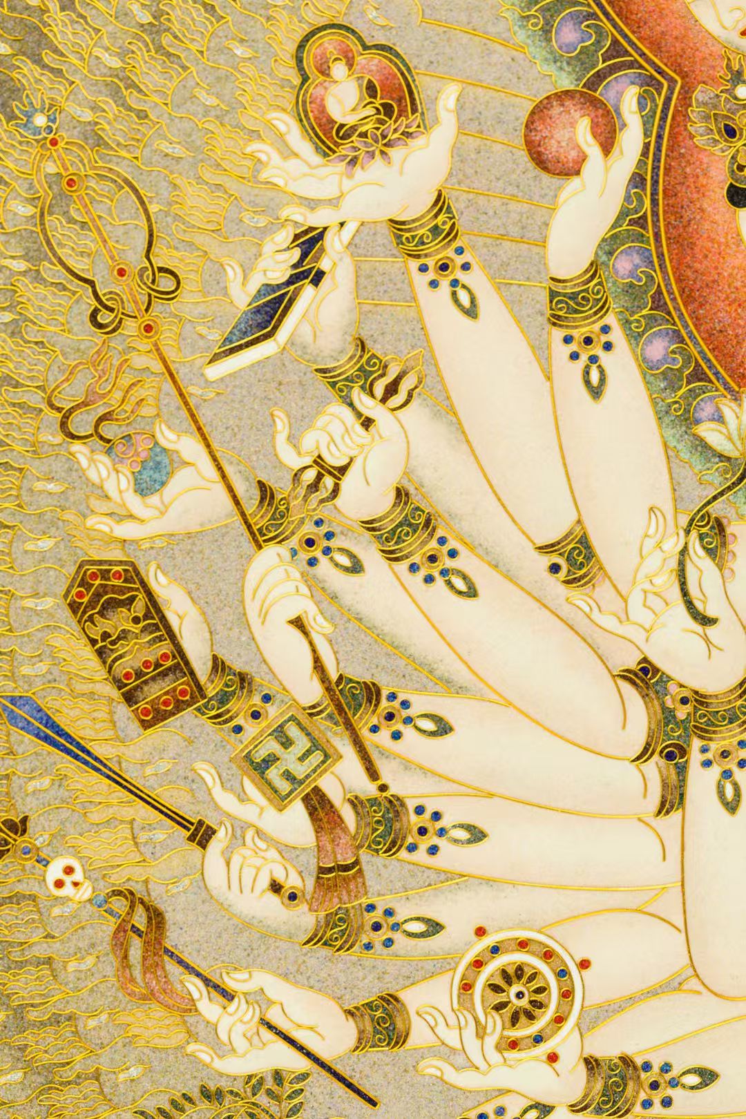 Thousand-Armed and Thousand-Eyed Guanyin Bodhisattva (千手千眼观世音菩萨)