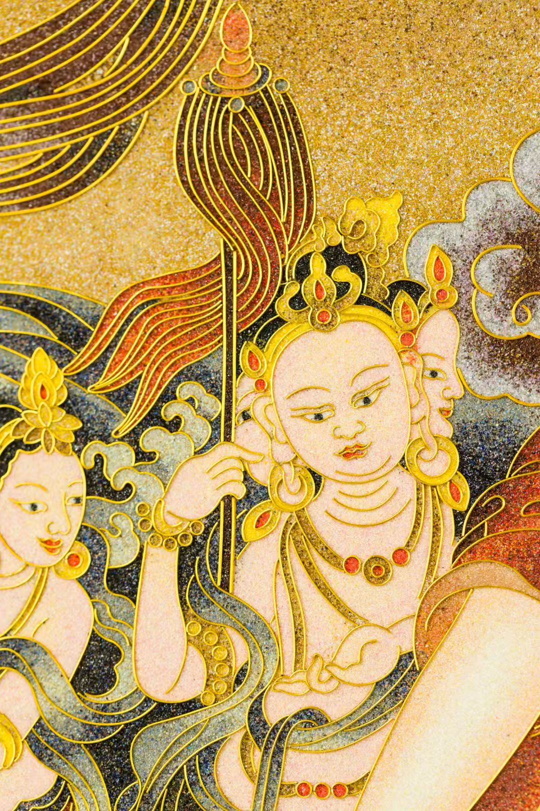 The Buddha ascends to the Thirty-Three Heavens(佛登三十三重天)