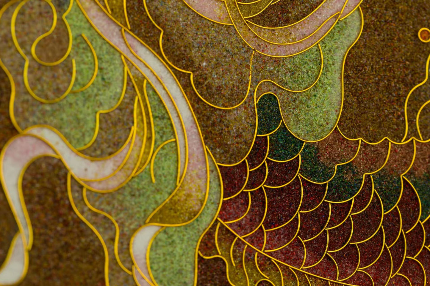 Manjushri Bodhisattva Mounted on a Lion（驾狮文殊菩萨）