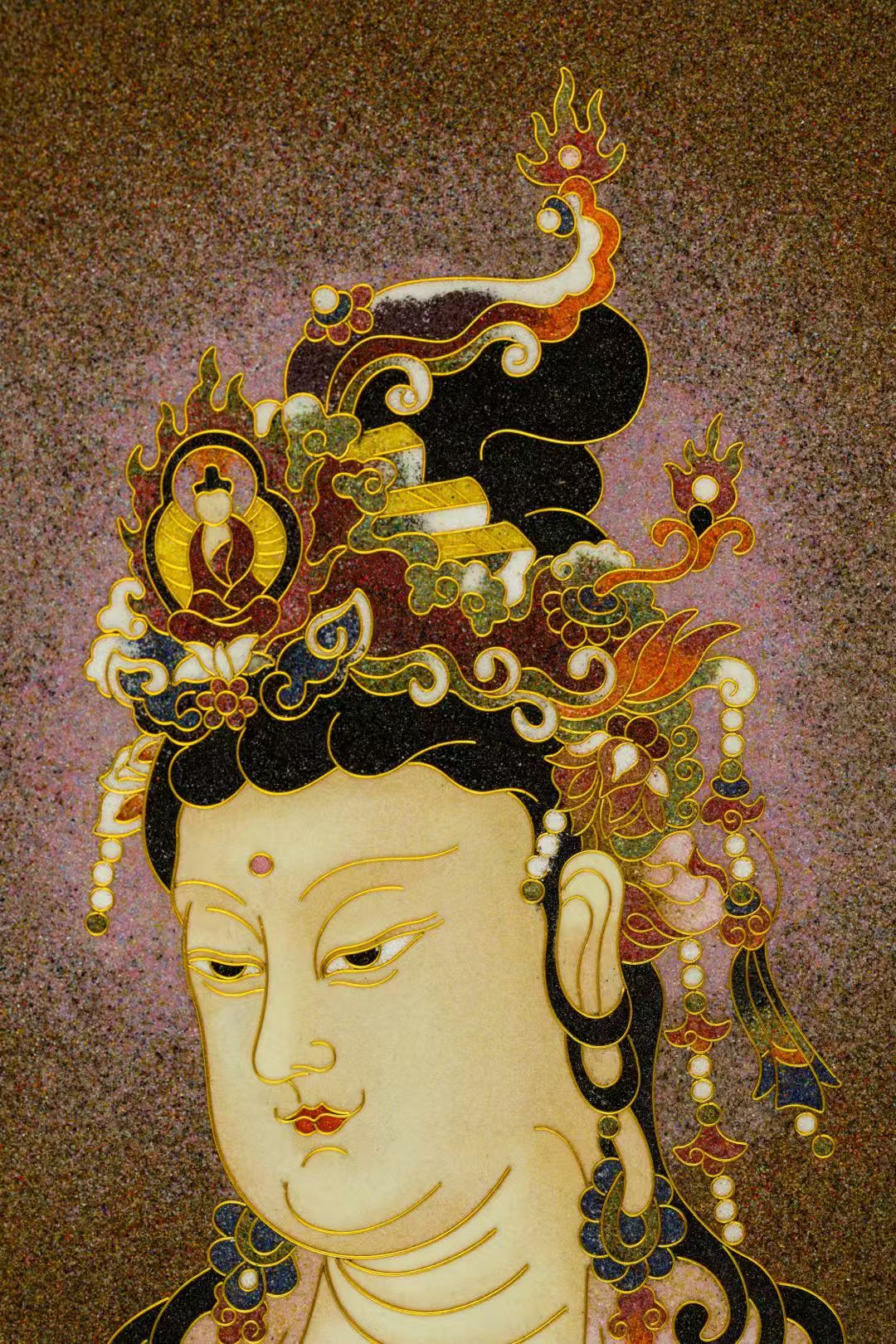 Guanyin riding the dragon (乘龙观音菩萨)