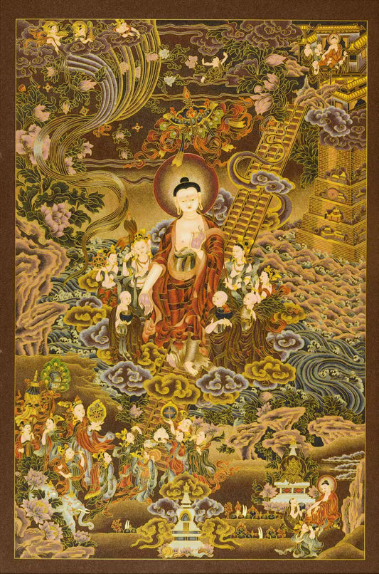 The Buddha ascends to the Thirty-Three Heavens(佛登三十三重天)