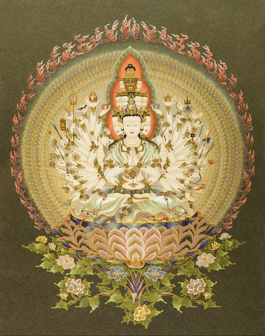 Thousand-Armed and Thousand-Eyed Guanyin Bodhisattva (千手千眼观世音菩萨)