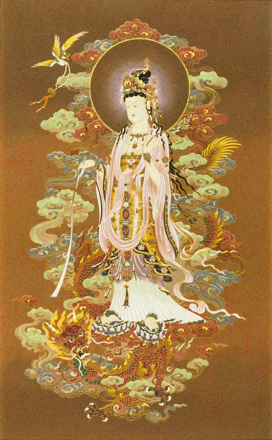 Guanyin riding the dragon (乘龙观音菩萨)