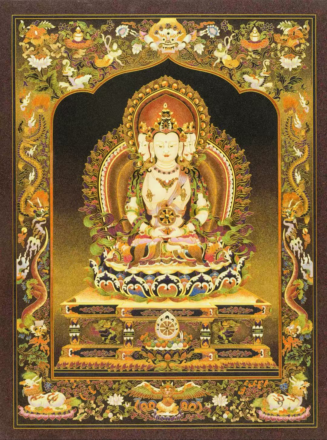 The Vairocana Buddha (普明大日如来)
