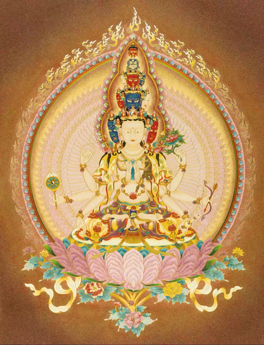 Eleven-Faced Thousand-Armed Avalokiteshvara (十一面千手观音)