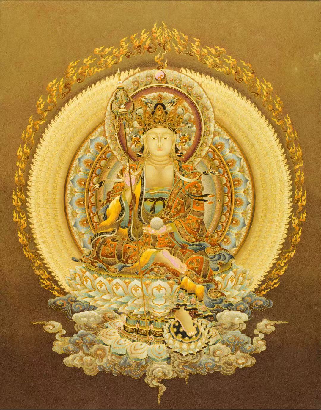 Thousand-Armed Ksitigarbha Bodhisattva (千手地藏王菩萨)