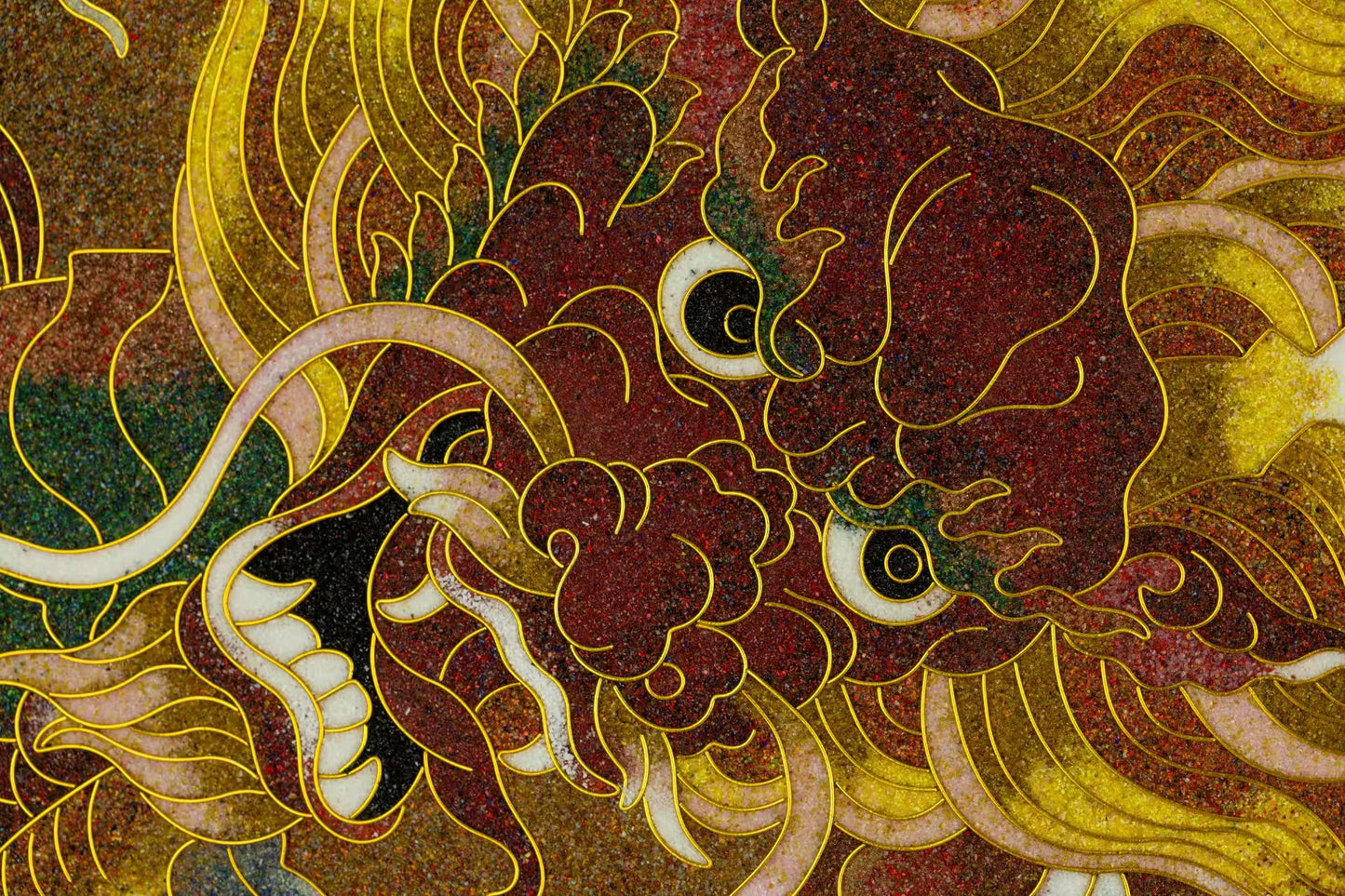 Guanyin riding the dragon (乘龙观音菩萨)