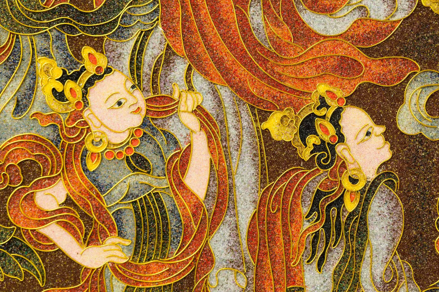 The Buddha ascends to the Thirty-Three Heavens(佛登三十三重天)