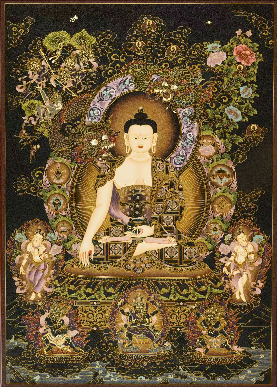 Image of Shakyamuni Buddha's Enlightenment(释迦牟尼成道像)