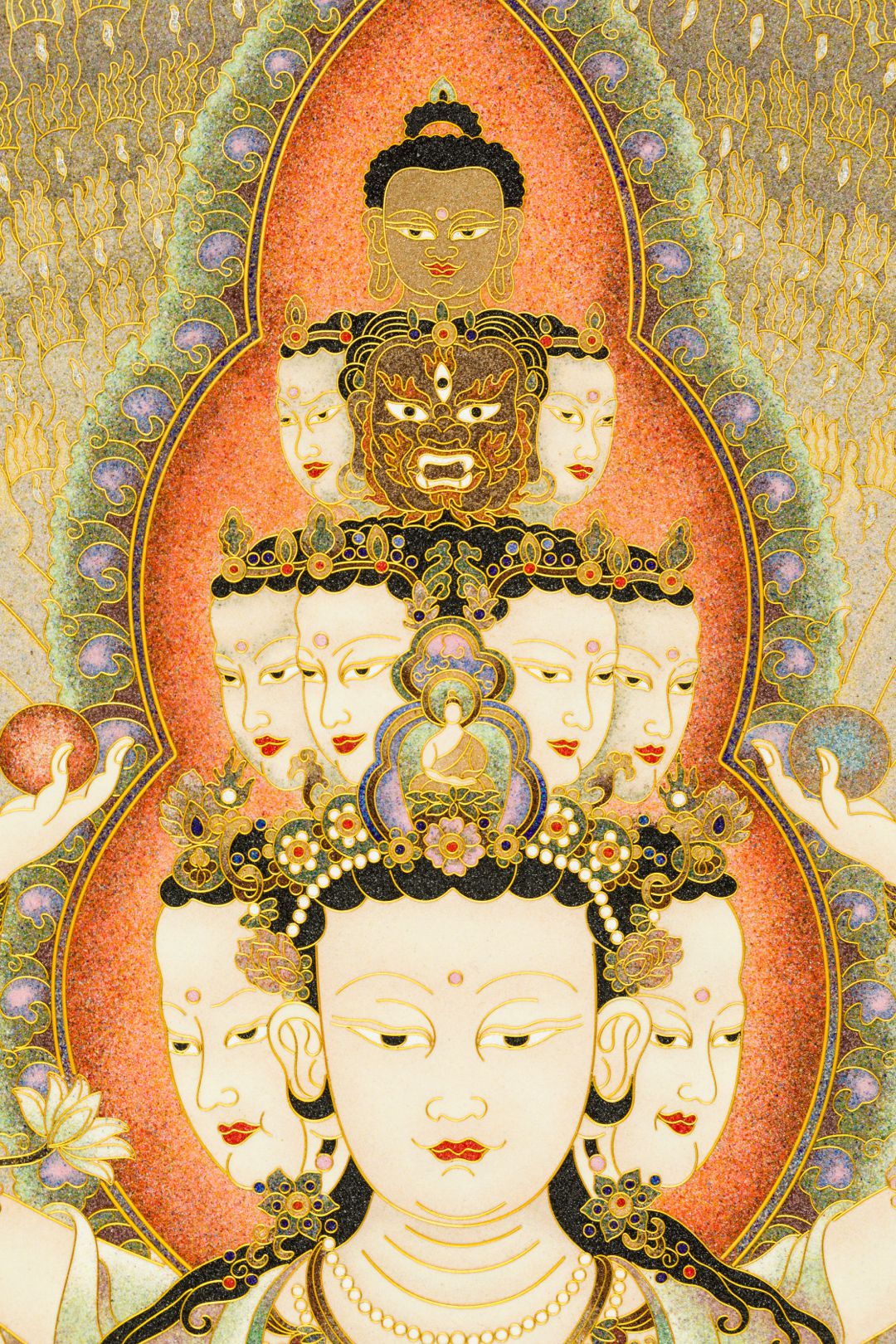 Thousand-Armed and Thousand-Eyed Guanyin Bodhisattva (千手千眼观世音菩萨)