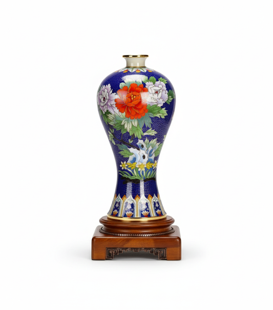 Vase of Auspicious Blessings (吉祥圆满富贵来)