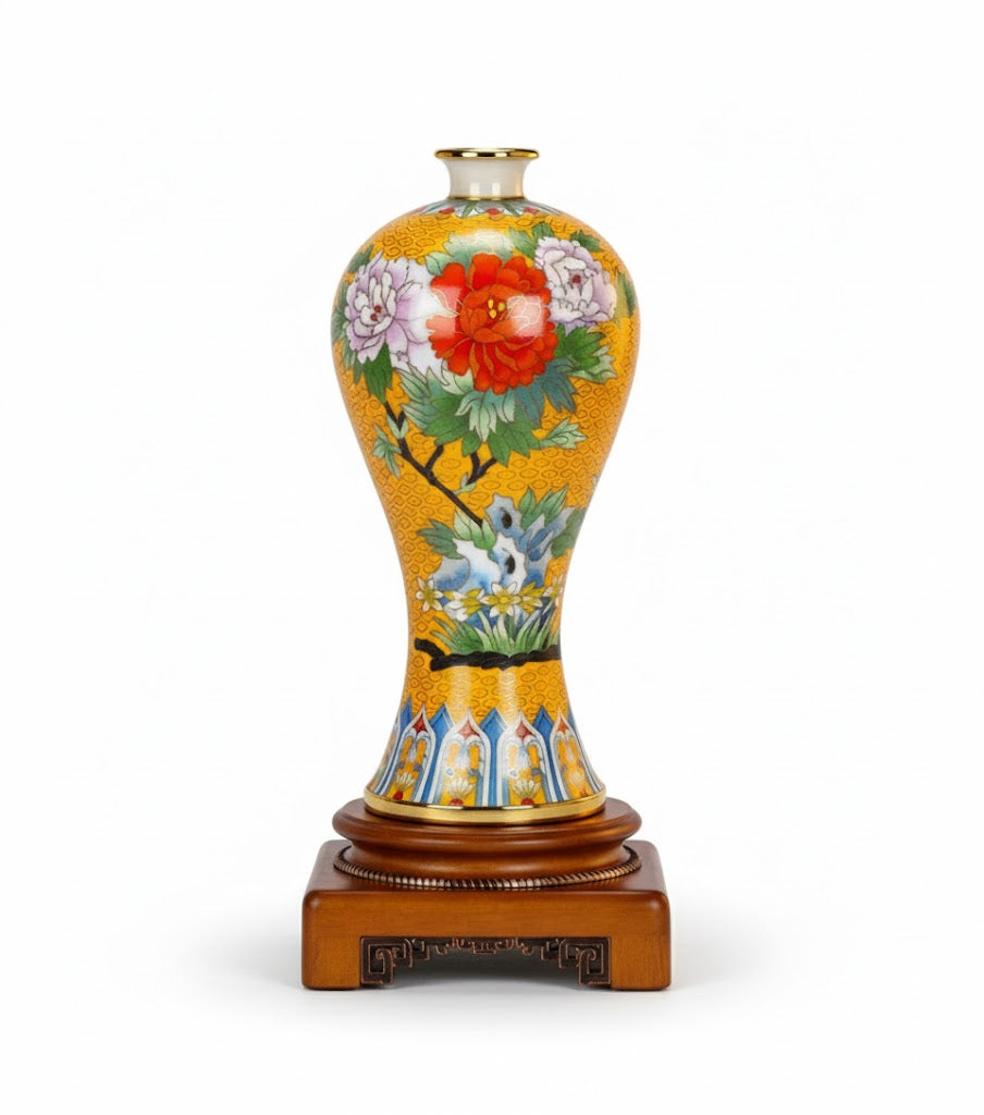 Vase of Auspicious Blessings (吉祥圆满富贵来)